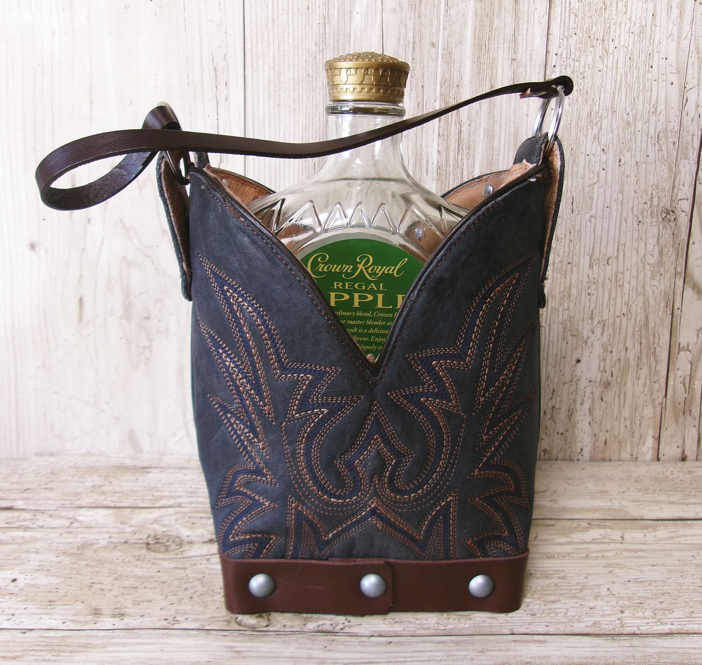 Cowboy Boot Whiskey Tote CR257